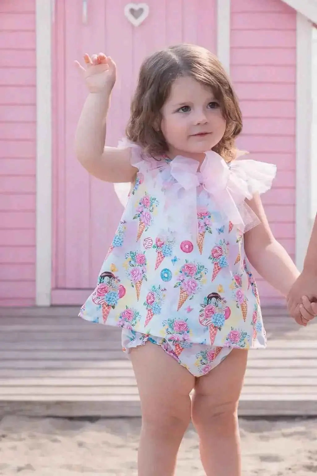 SS26 Rochy Baby Girls Doughnut Swimming 2p Set