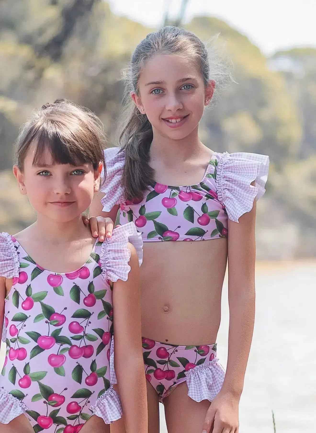 SS26 Rochy Girls Summer Cherry Tulle Bikini