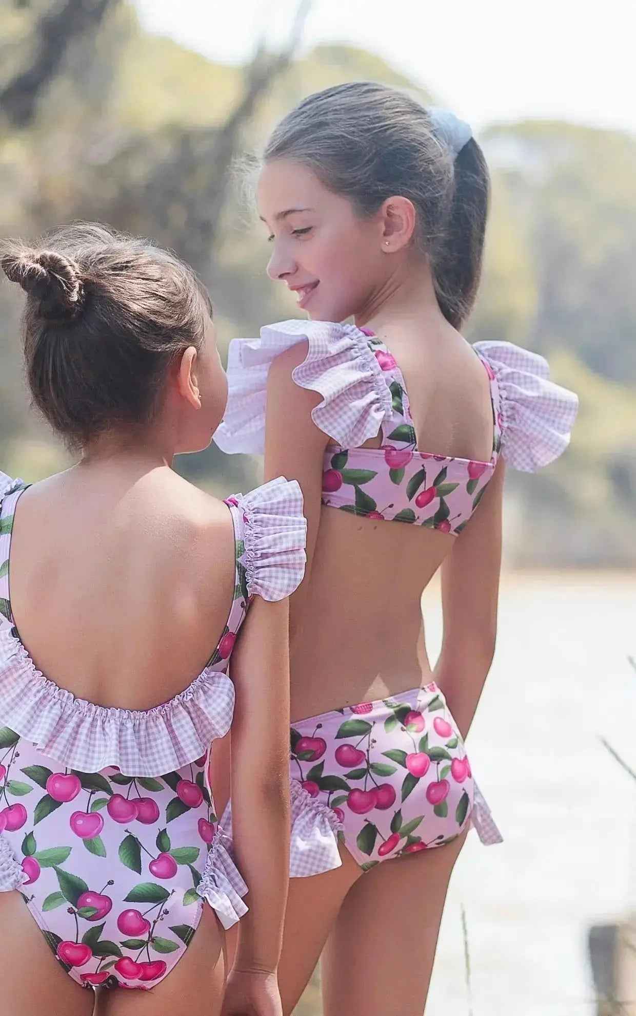 SS26 Rochy Girls Summer Cherry Tulle Bikini