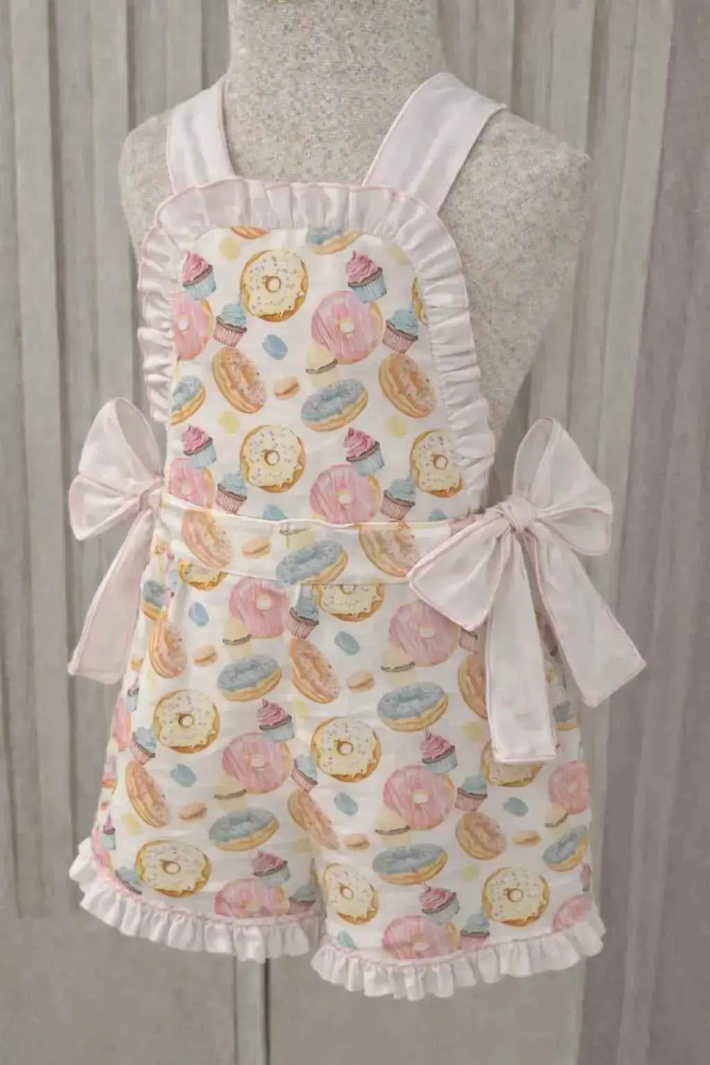 SS26 Babine Girls Pink Doughnut Jumpsuit