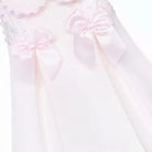 Baby Girls Pink Pleated Pique A Line Dress Dainty Delilah