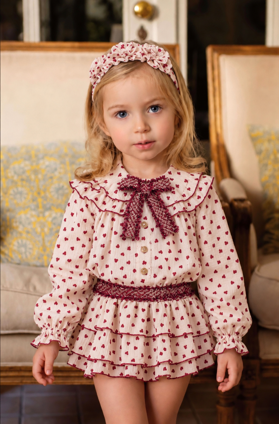 AW26 Rochy Baby Girls Heart Jam Pant Set