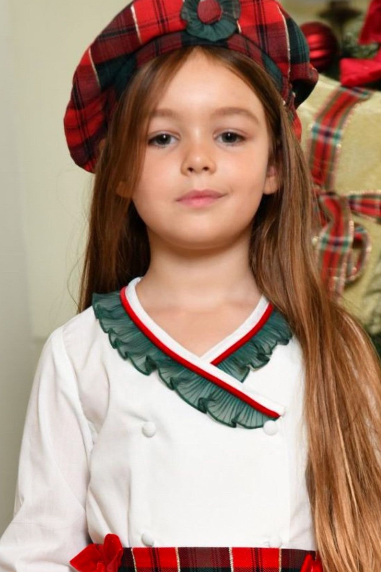 AW24 Babine Christmas Tartan Beret