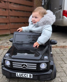 Grey Fur Hood Unisex Coat - In Stock Dainty Delilah