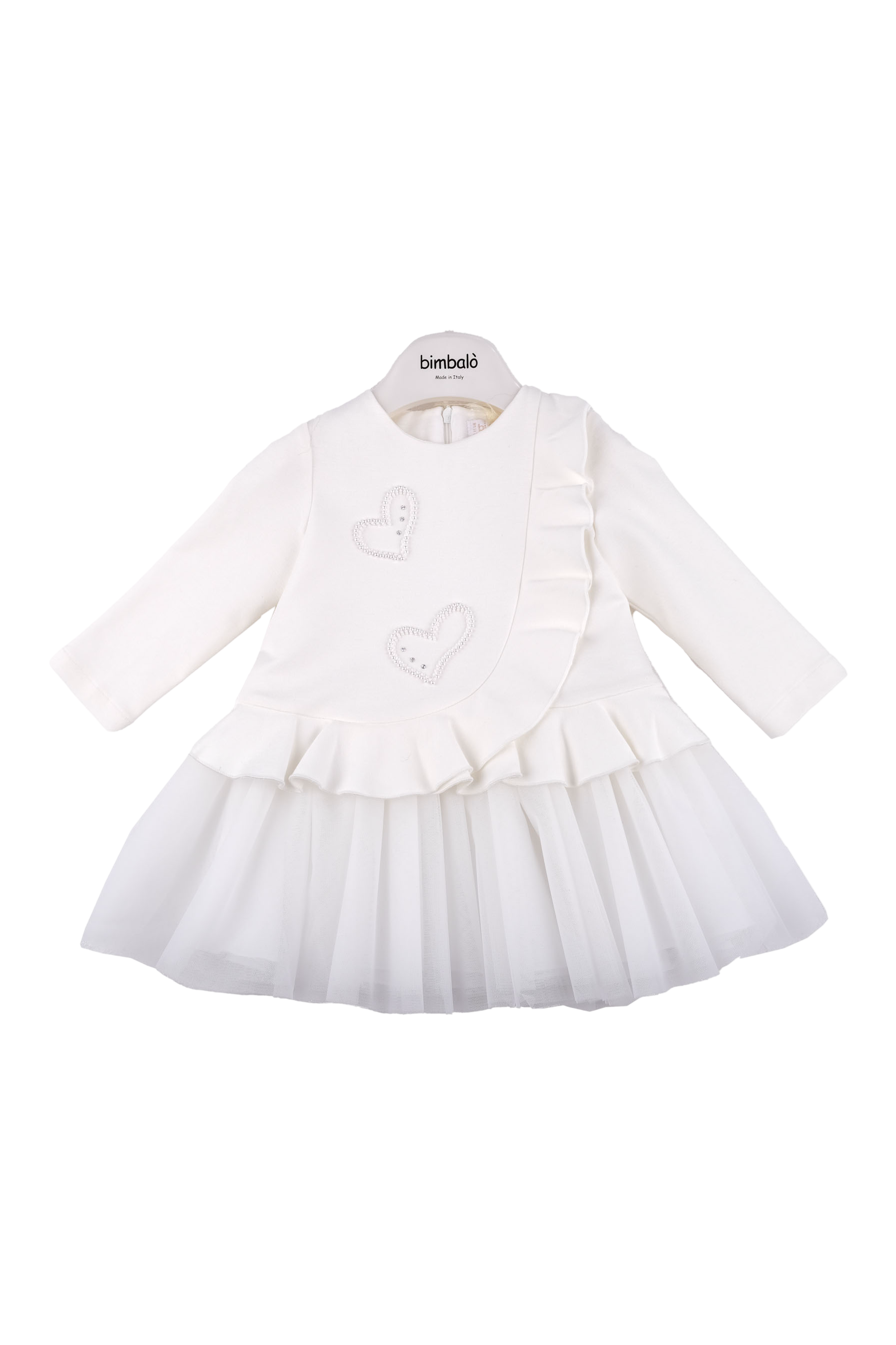 AW24 Bimbalo Girls Ivory Tulle Dress