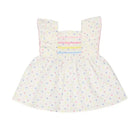 SS26 Baby Girls Pastel Polka Dot Dress Dainty Delilah