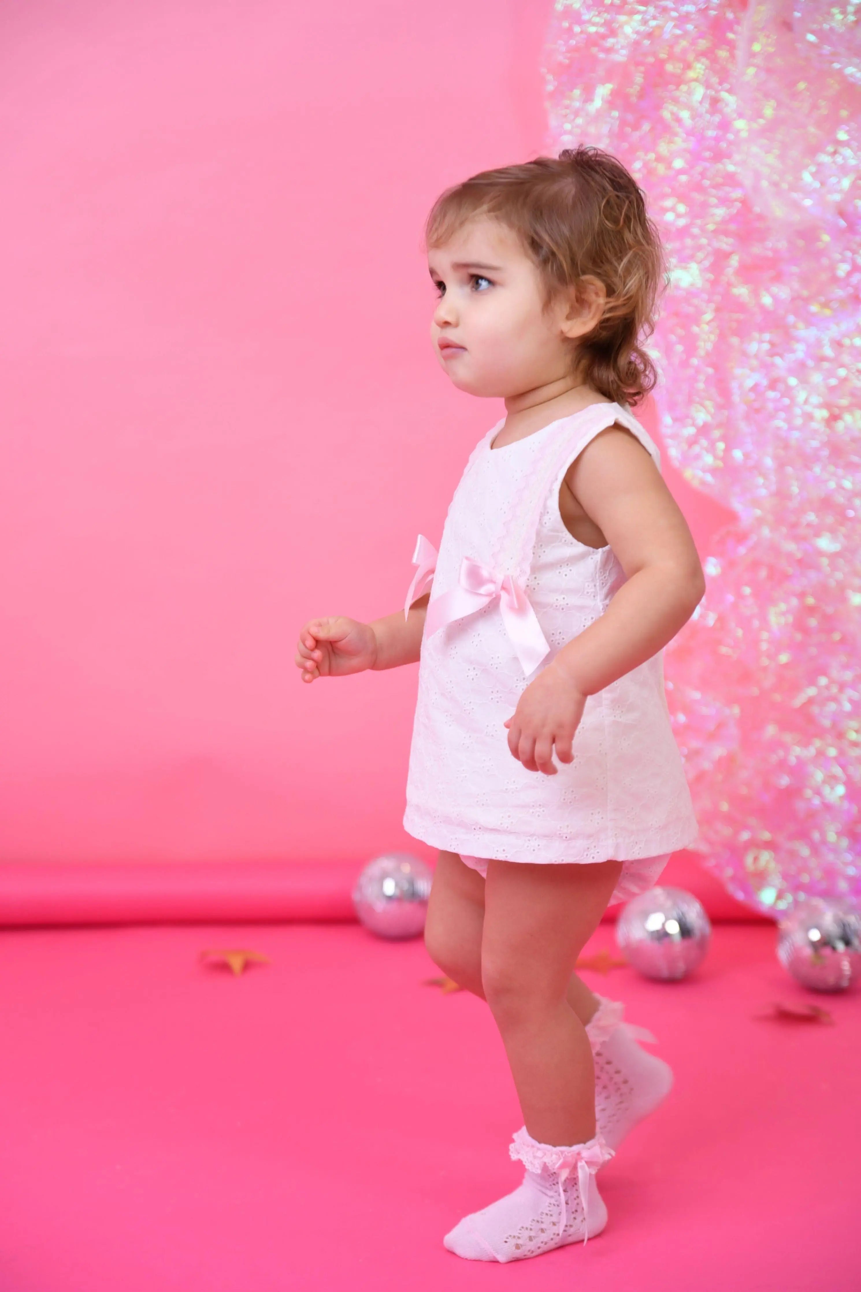 SS25 Baby Girls Elsie Dress & Knickers Dainty Delilah