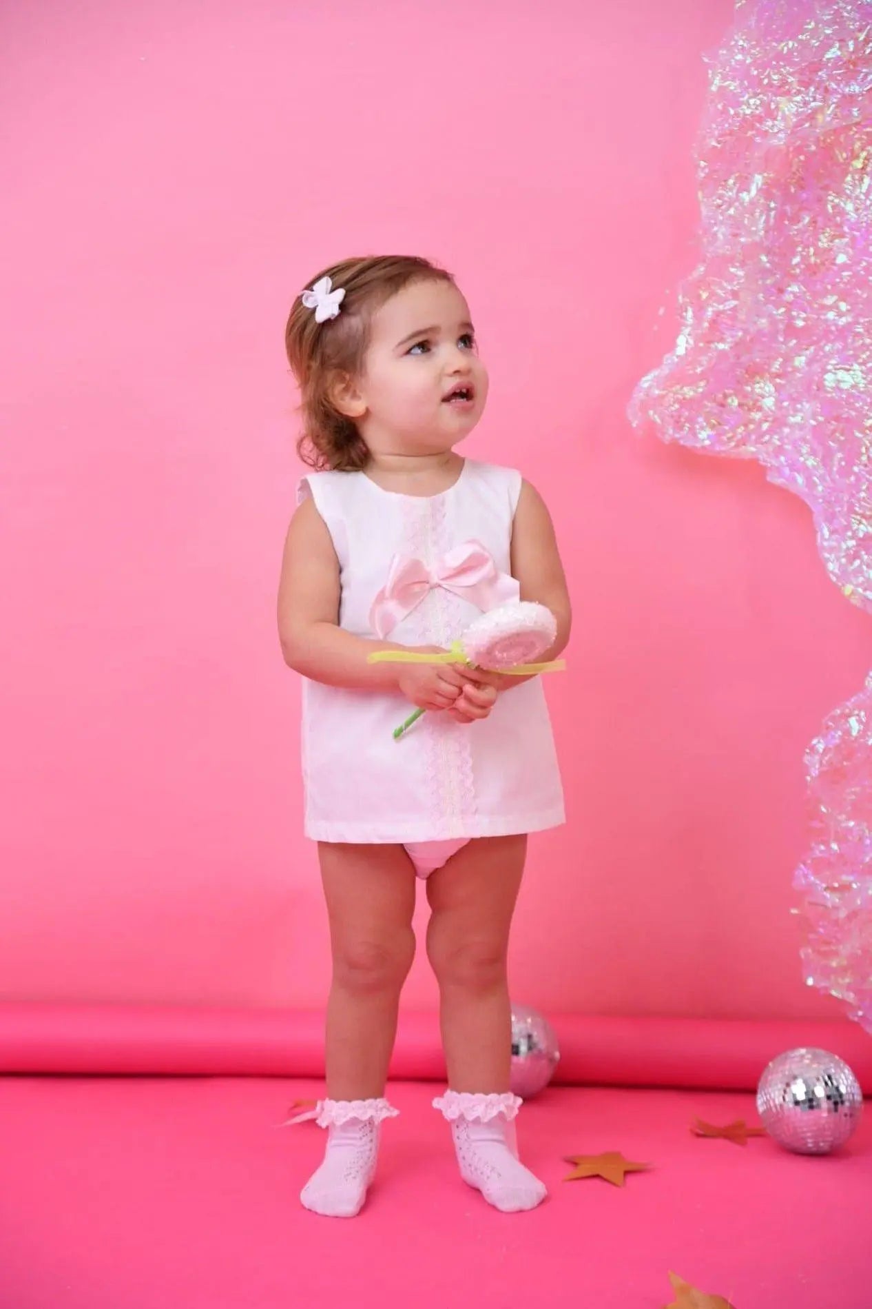 SS25 Baby Girls Betsy Dress & Knickers Dainty Delilah