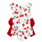 Girls Summer Cherry Frilly Bow Swimming Costume Dainty Delilah