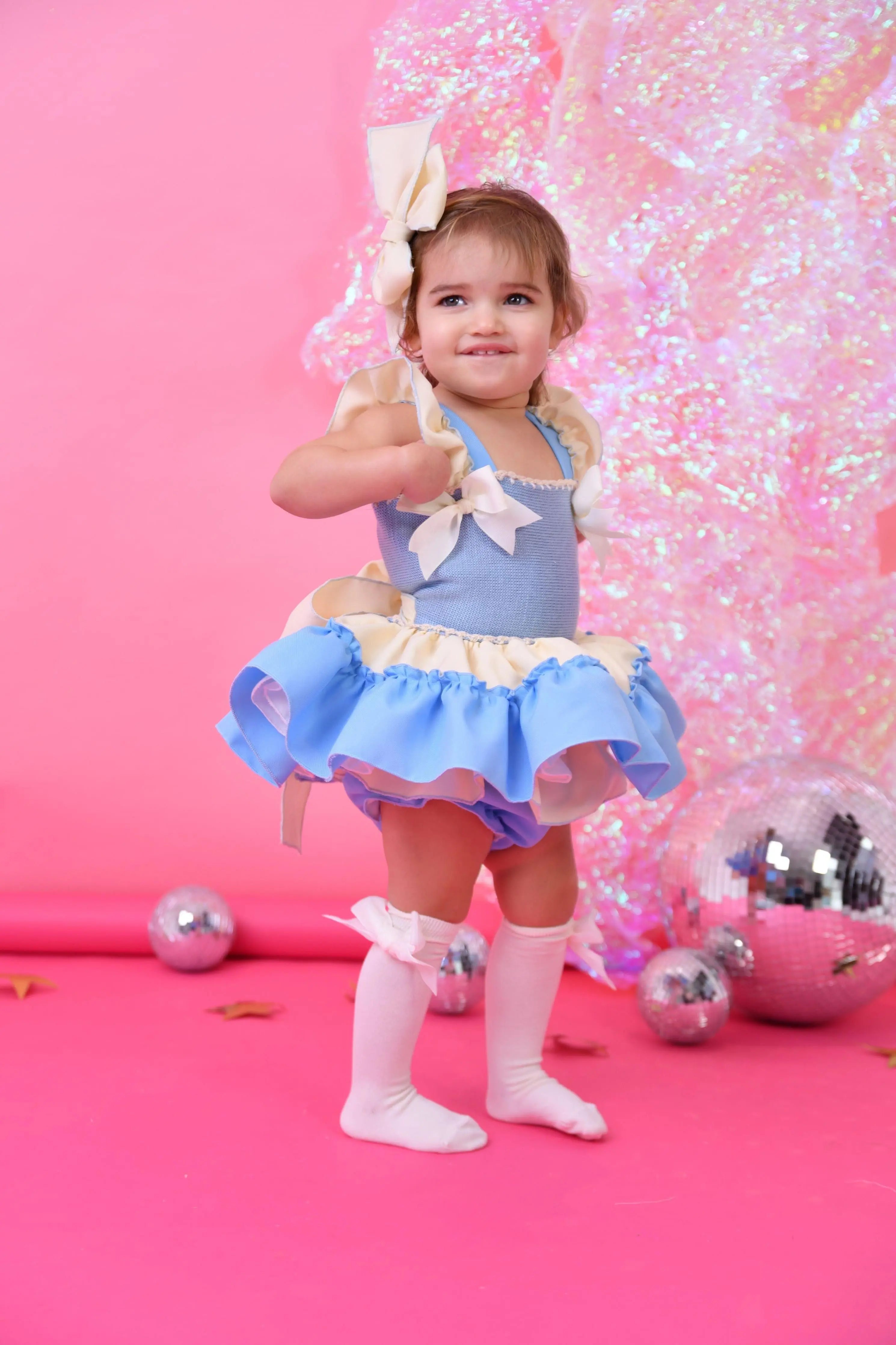 SS25 Ela Confeccion Bluey Dress & Hair Bow Ela Confeccion