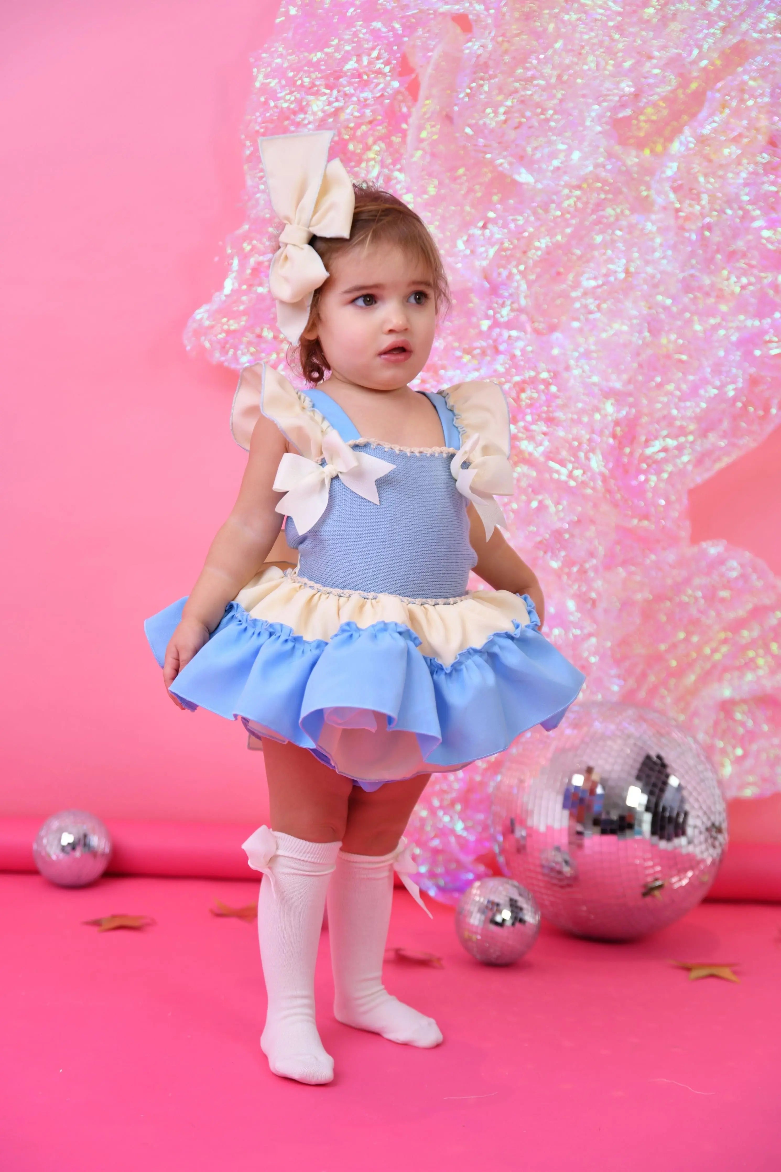 SS25 Ela Confeccion Bluey Dress & Hair Bow Ela Confeccion