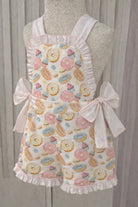 SS26 Babine Girls Pink Doughnut Jumpsuit Babine