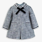 AW25 Miranda Baby Girls Tweed Pinafore Dress