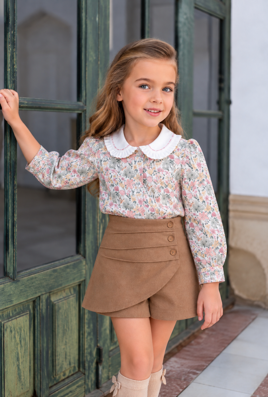 AW26 Miranda Floral Shirt & Skort Set