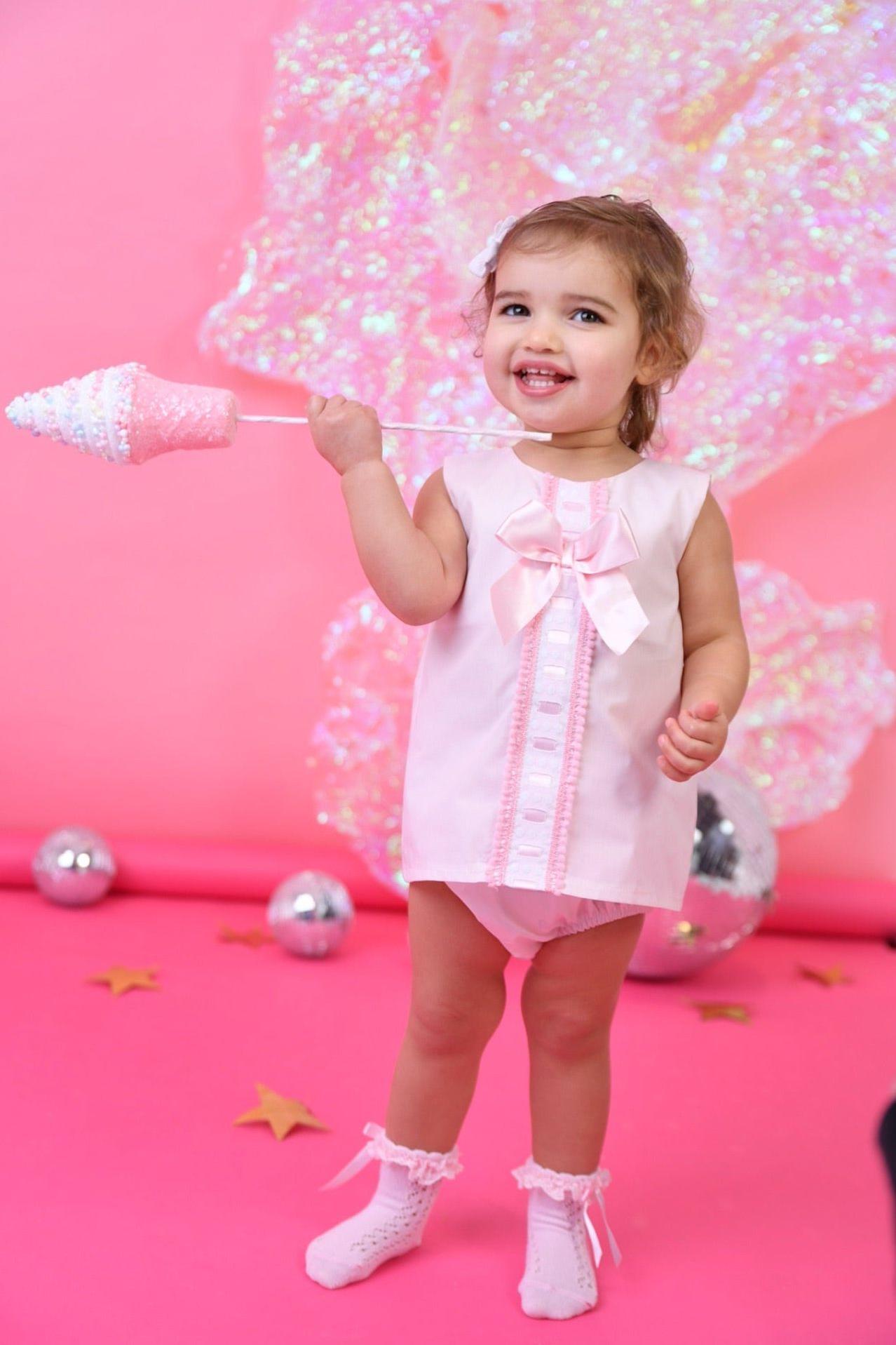 SS25 Baby Girls Alba Dress & Knickers