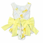 Girls Summer Lemon Frilly Bow Swimming Costume Dainty Delilah