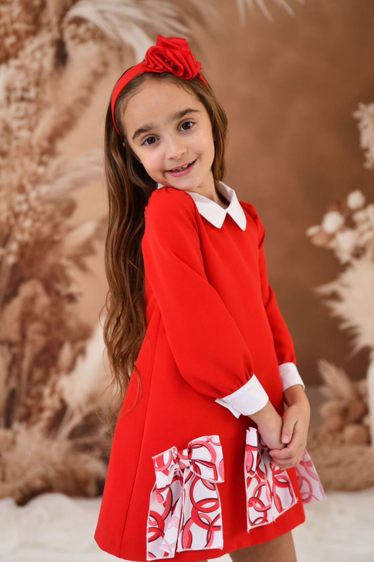 AW24 Rochy Girls Bubble Bow Dress