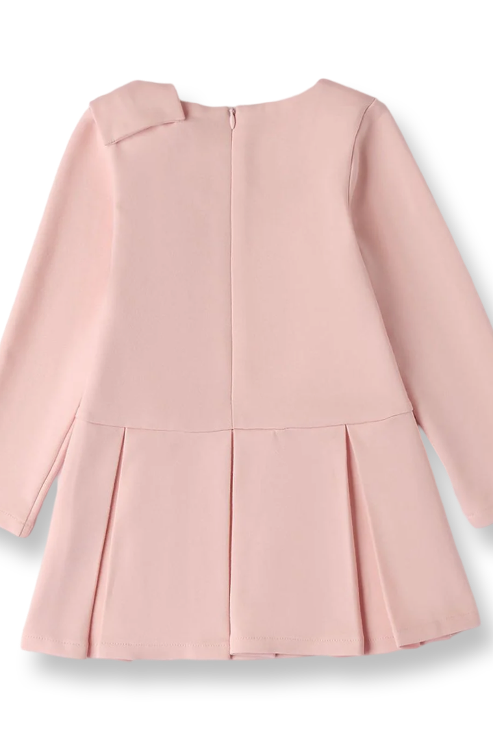 Sarabanda Girls Pink Bow Dress