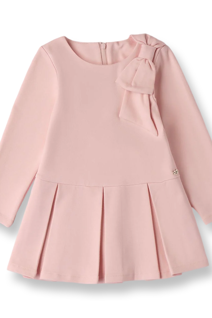 Sarabanda Girls Pink Bow Dress Sarabanda