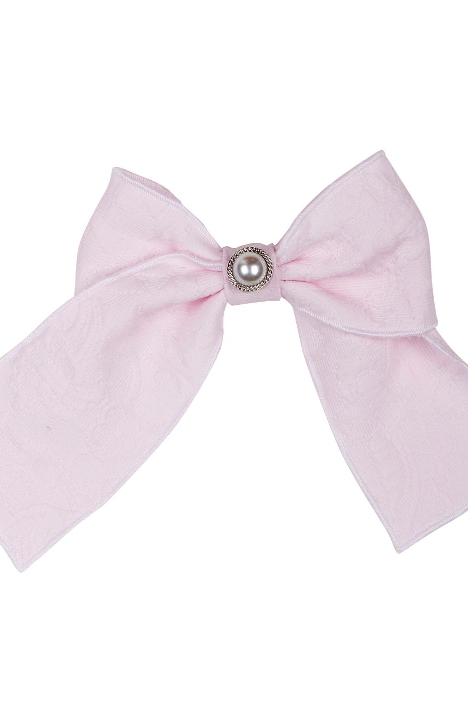 AW24 Naxos Girls Pink Damask Hair Bow