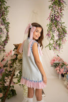 SS26 Naxos Girls Bubblegum Glitter Tulle Dress Naxos