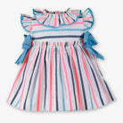 Miranda Baby Girls Neon Stripe Dress & Knickers Miranda