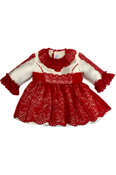 AW24 Beatriz Montero Ruby Baby Dress & Knickers