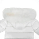 Cream Fur Hood Unisex Coat Dainty Delilah