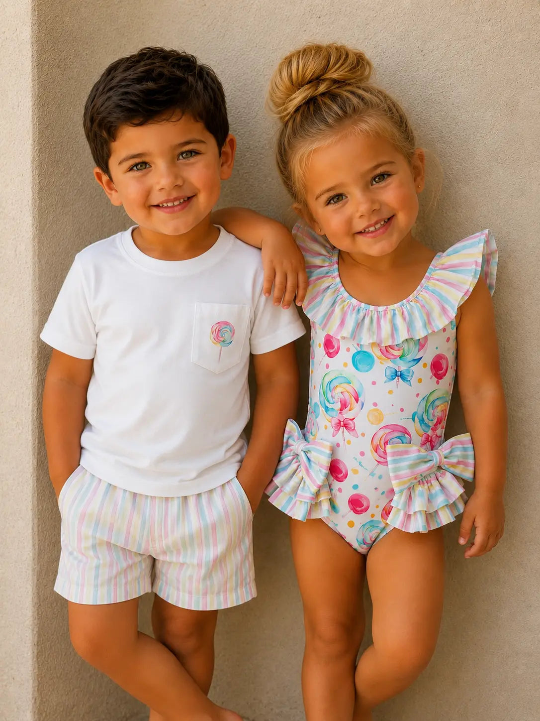SS26 By Dot Girls Lollipop Swimming Costume By Dot Kids