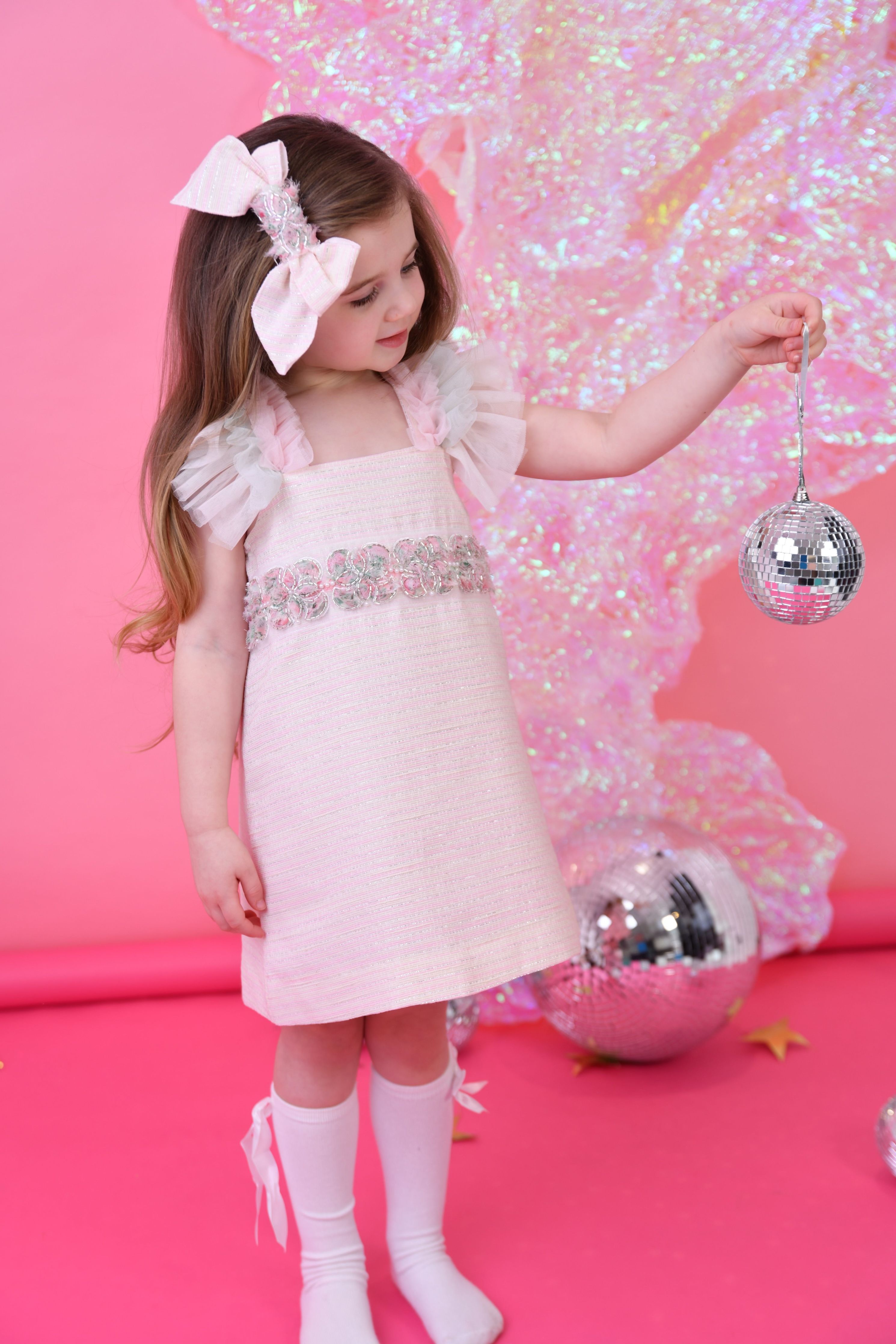 SS25 Naxos Girls Cotton Candy Tulle Dress