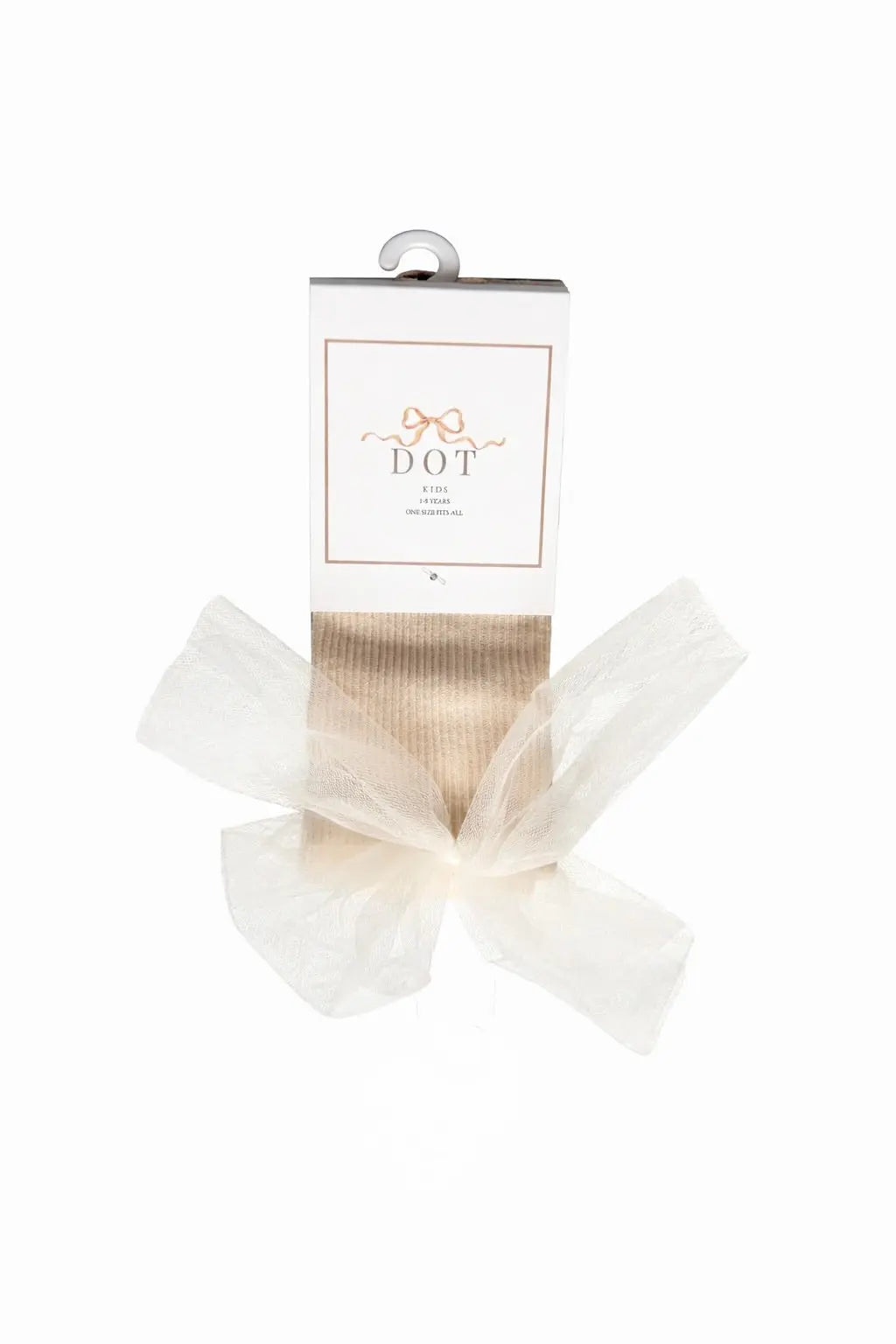Tulle Girls Spanish Bow Knee Socks Dainty Delilah