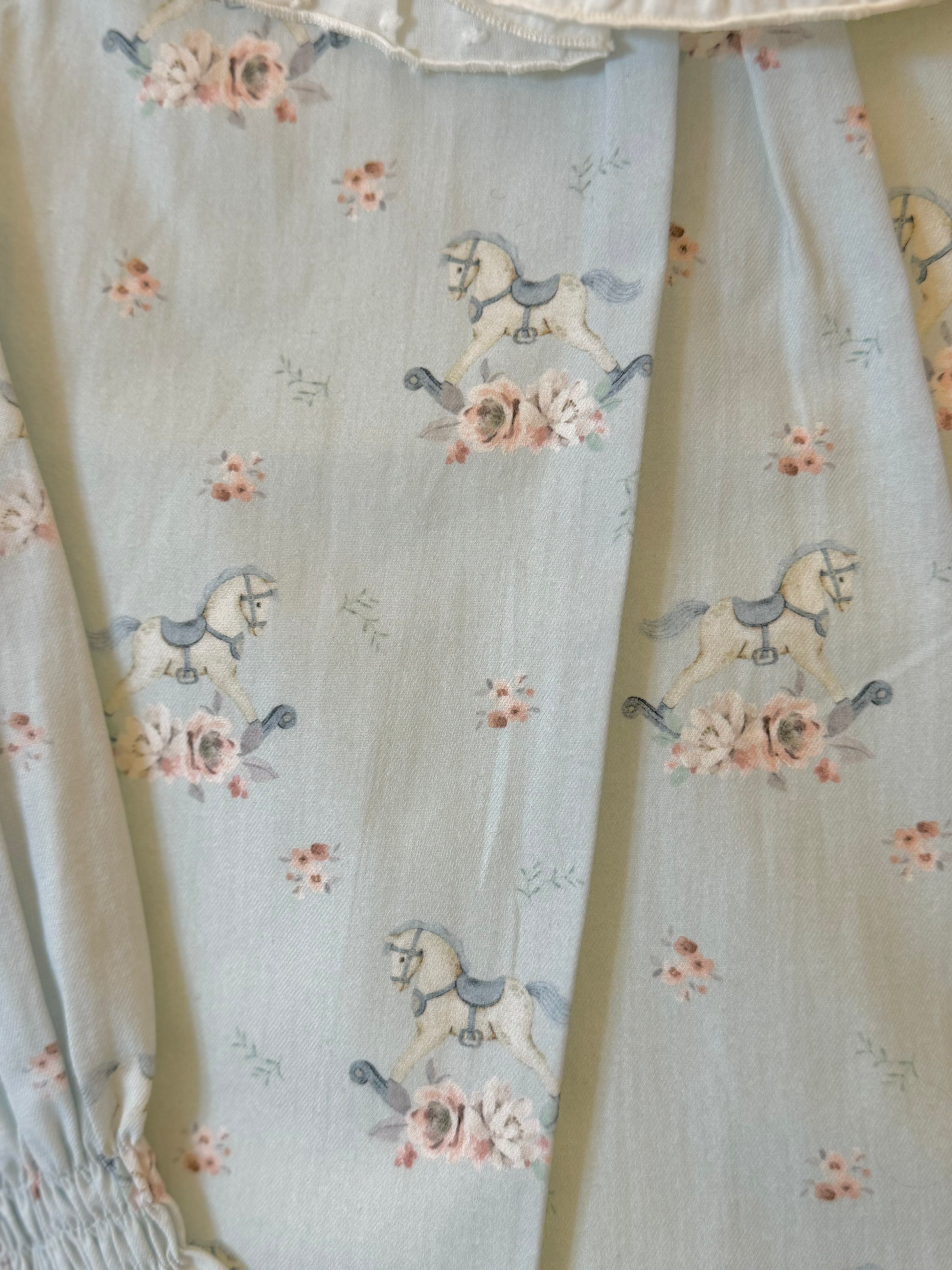 AW24 Babine Girls Blue Carousel Dress Babine
