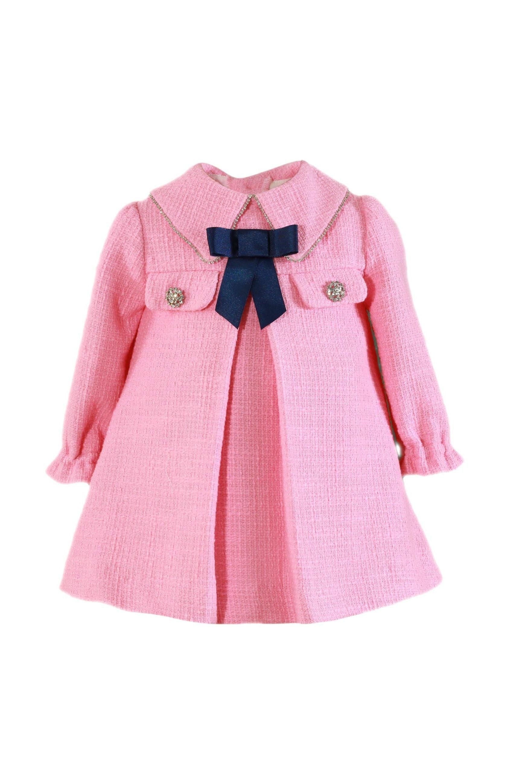 AW24 Miranda Baby Girls Pink Chanel Dress 127V