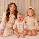AW26 Rochy Girls Ivory Pearl Detail Jam Pant Set Rochy