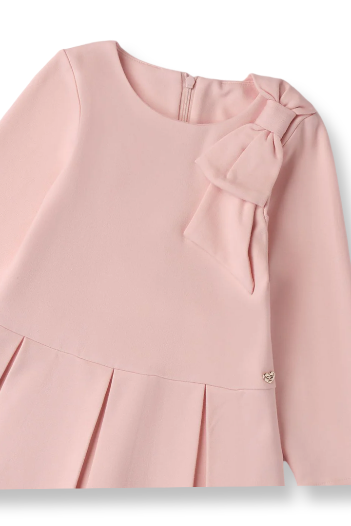 Sarabanda Girls Pink Bow Dress Sarabanda