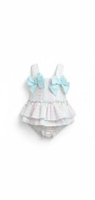 Babine Baby Girls Multi Abstract Romper Babine