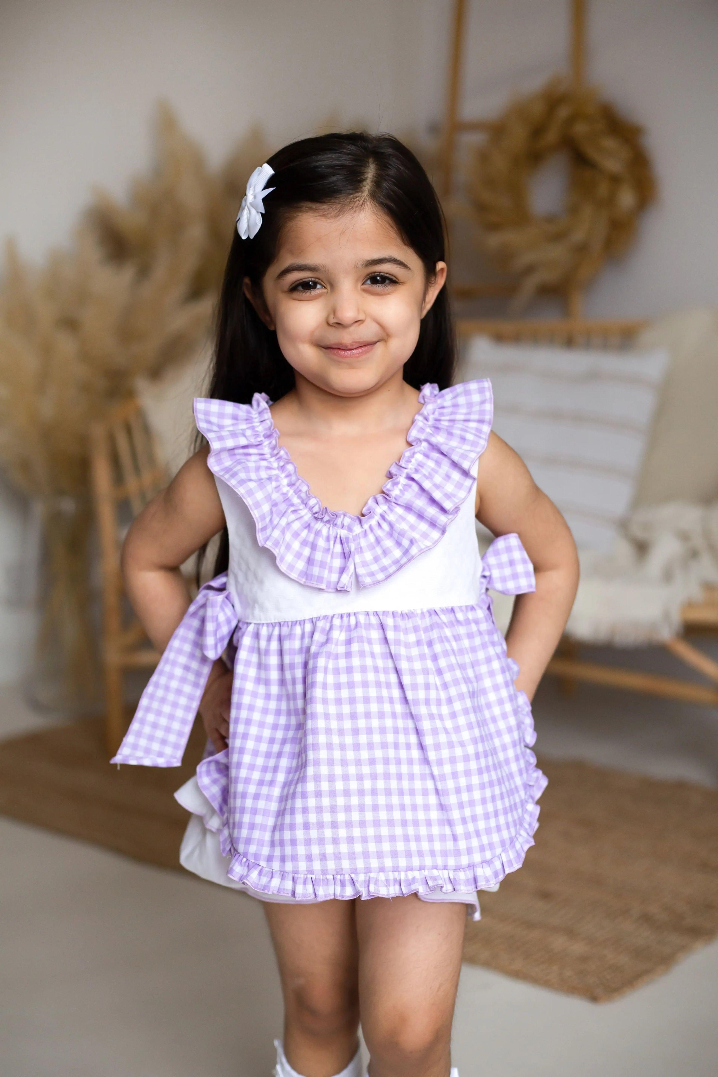 EXCLUSIVE - SS25 Babine Girls Lilac Short Set - Pre Order Babine