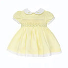 SS26 Baby Girls Lemon Easter Smock Dress Dainty Delilah