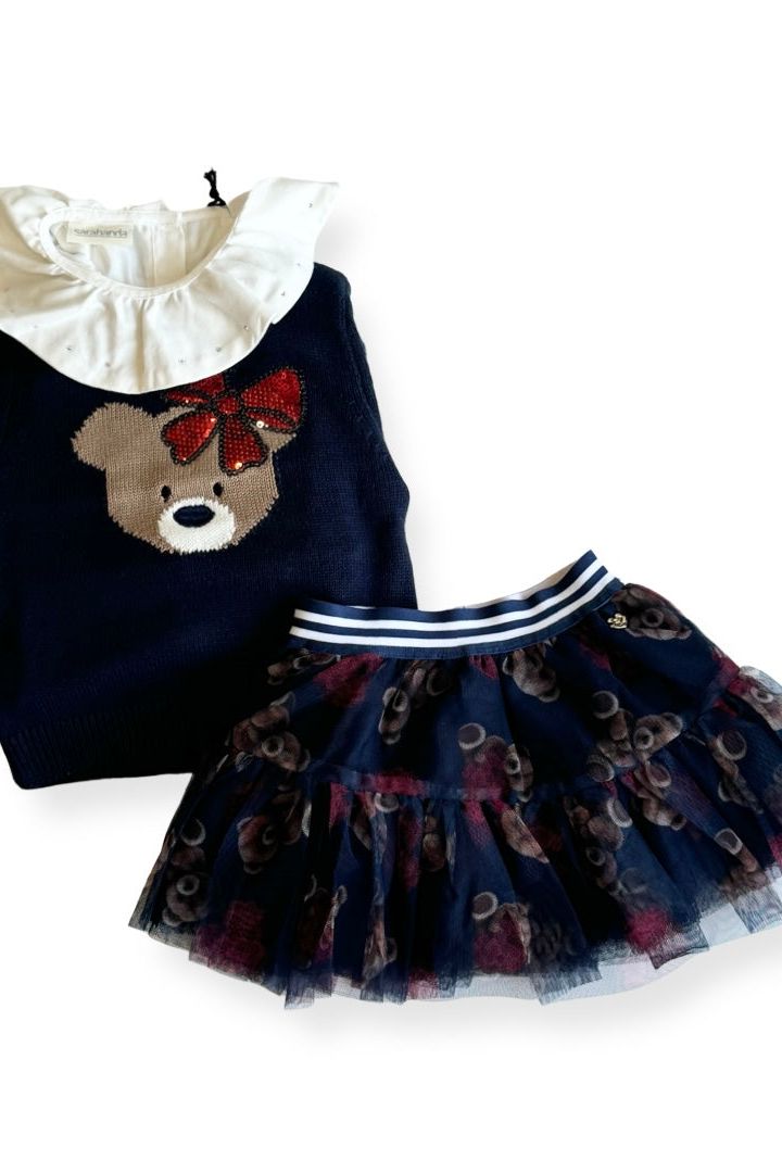 Sarabanda Girls Teddy Bear Tutu 3p Set