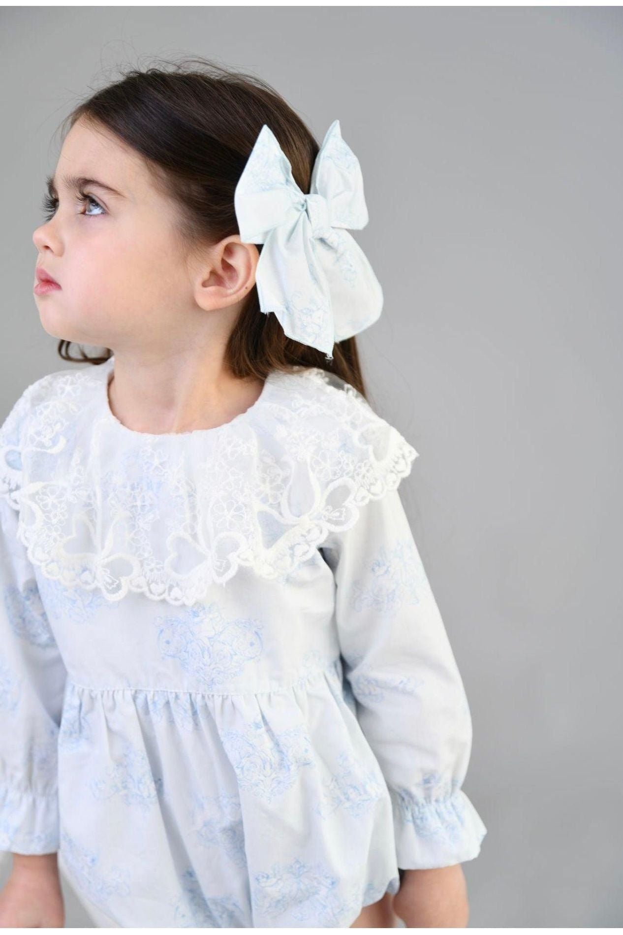 AW23 Phi Clothing Toile Angel Hair Bow Dainty Delilah 