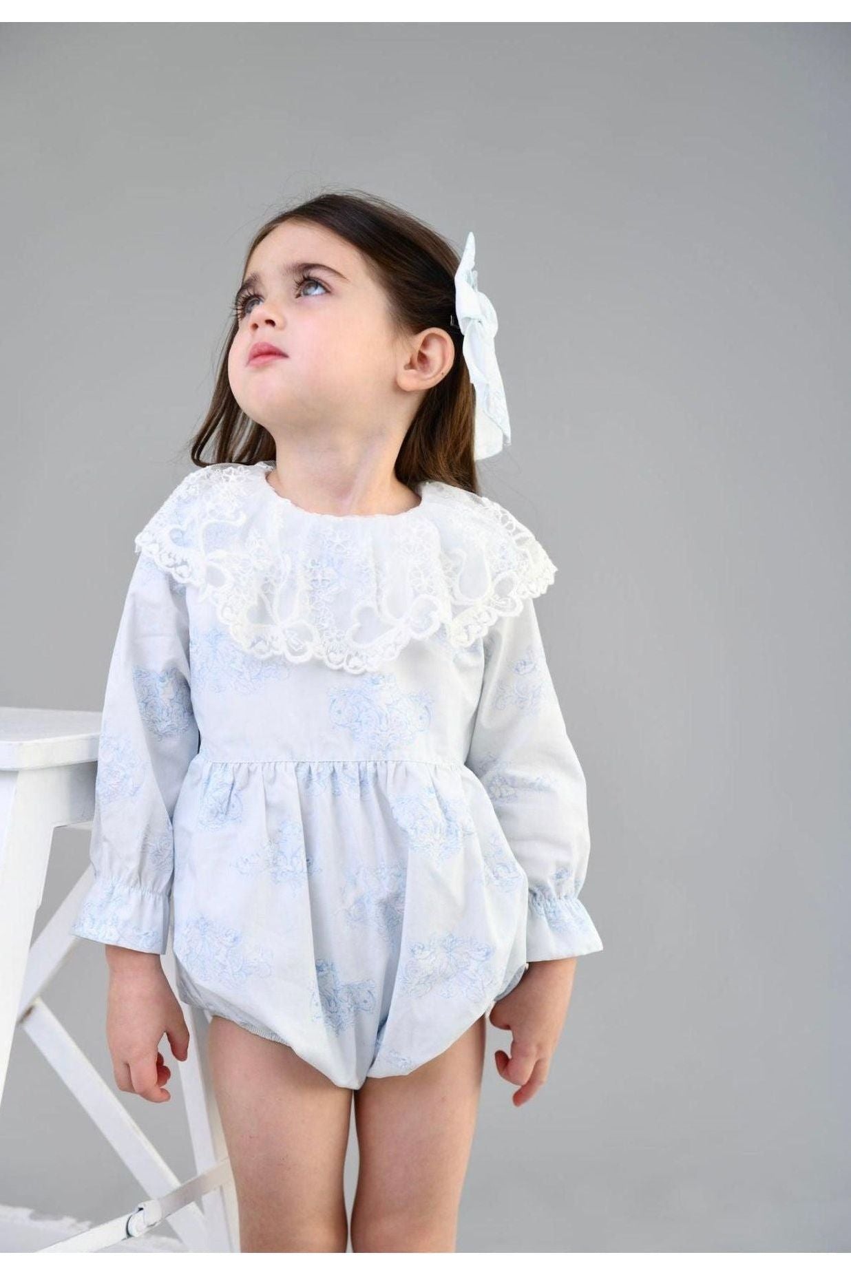 AW23 Phi Clothing Toile Angel Romper Dainty Delilah 