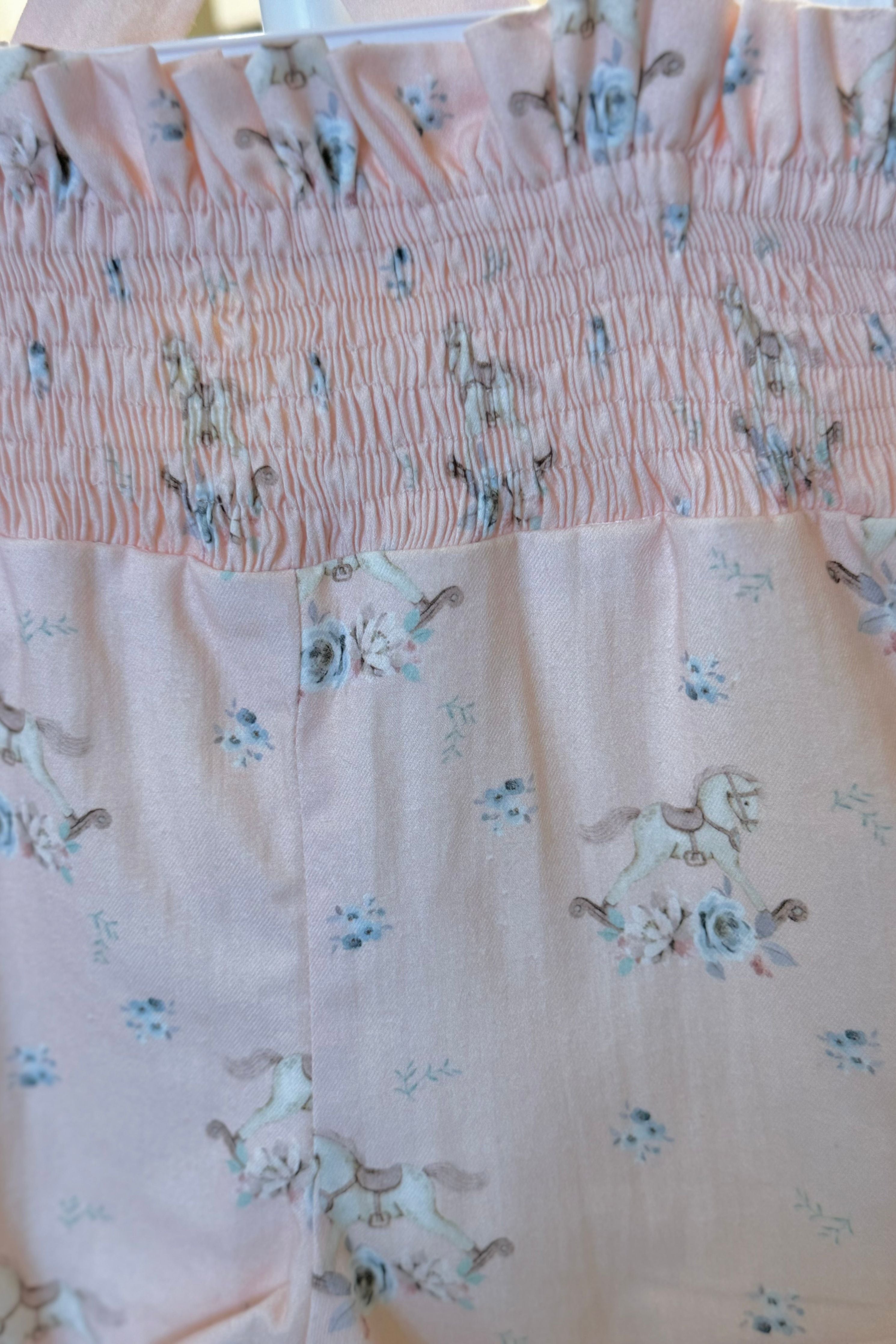 AW24 Babine Girls Pink Carousel H Bar Short Set Dainty Delilah