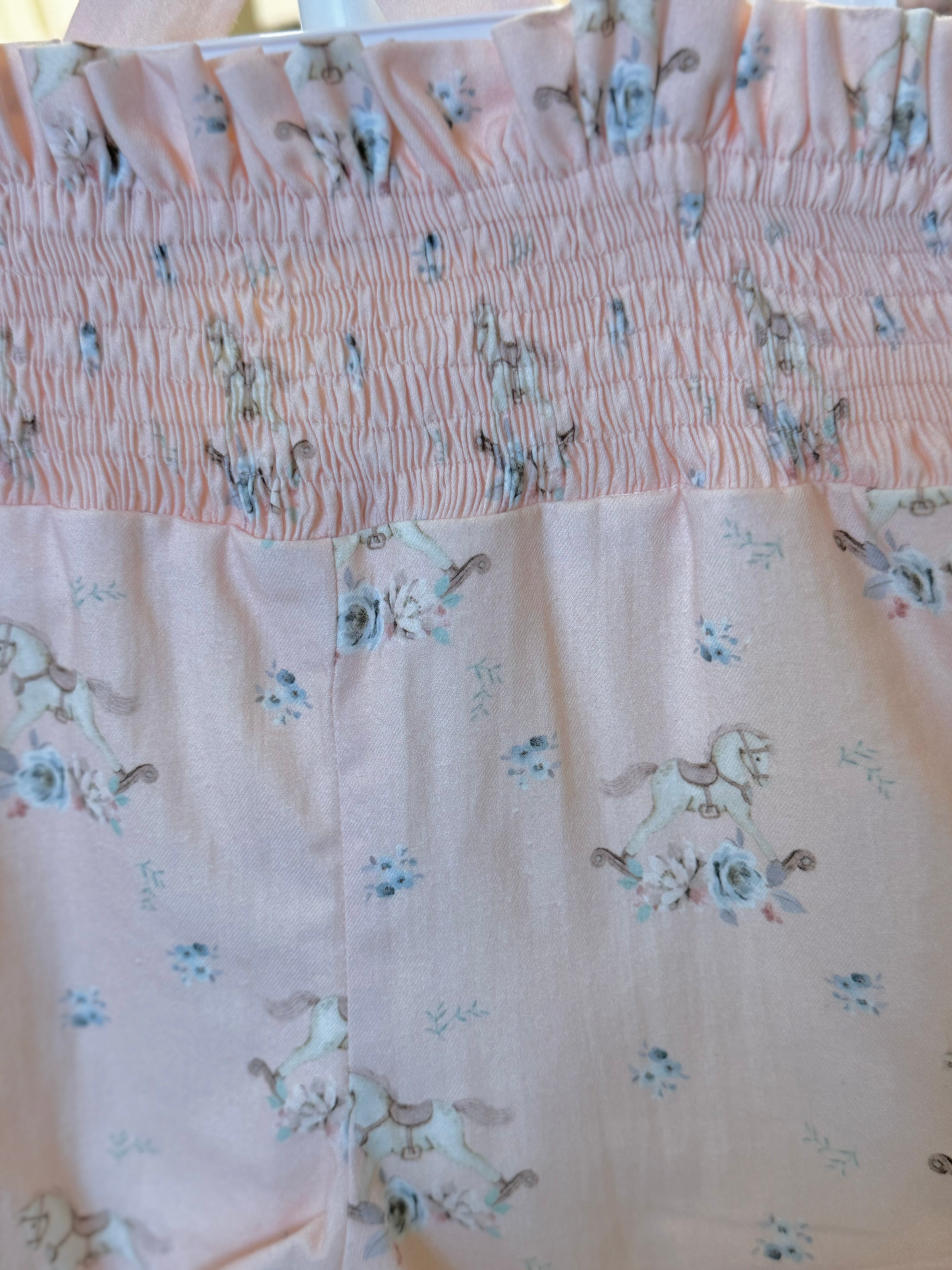 AW24 Babine Girls Pink Carousel H Bar Short Set Dainty Delilah