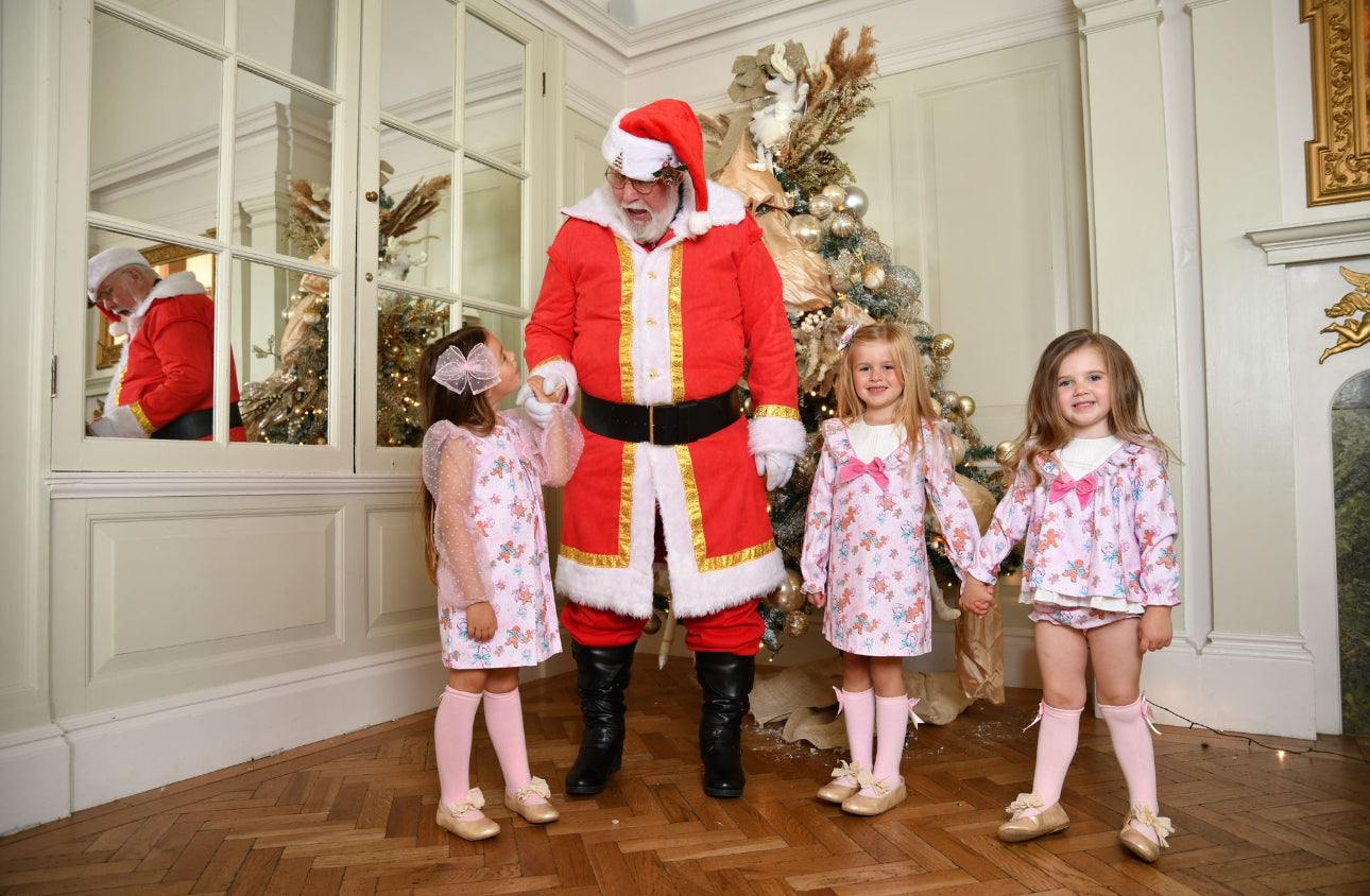 AW24 Babine Girls Pink Gingerbread Aline Dress Dainty Delilah