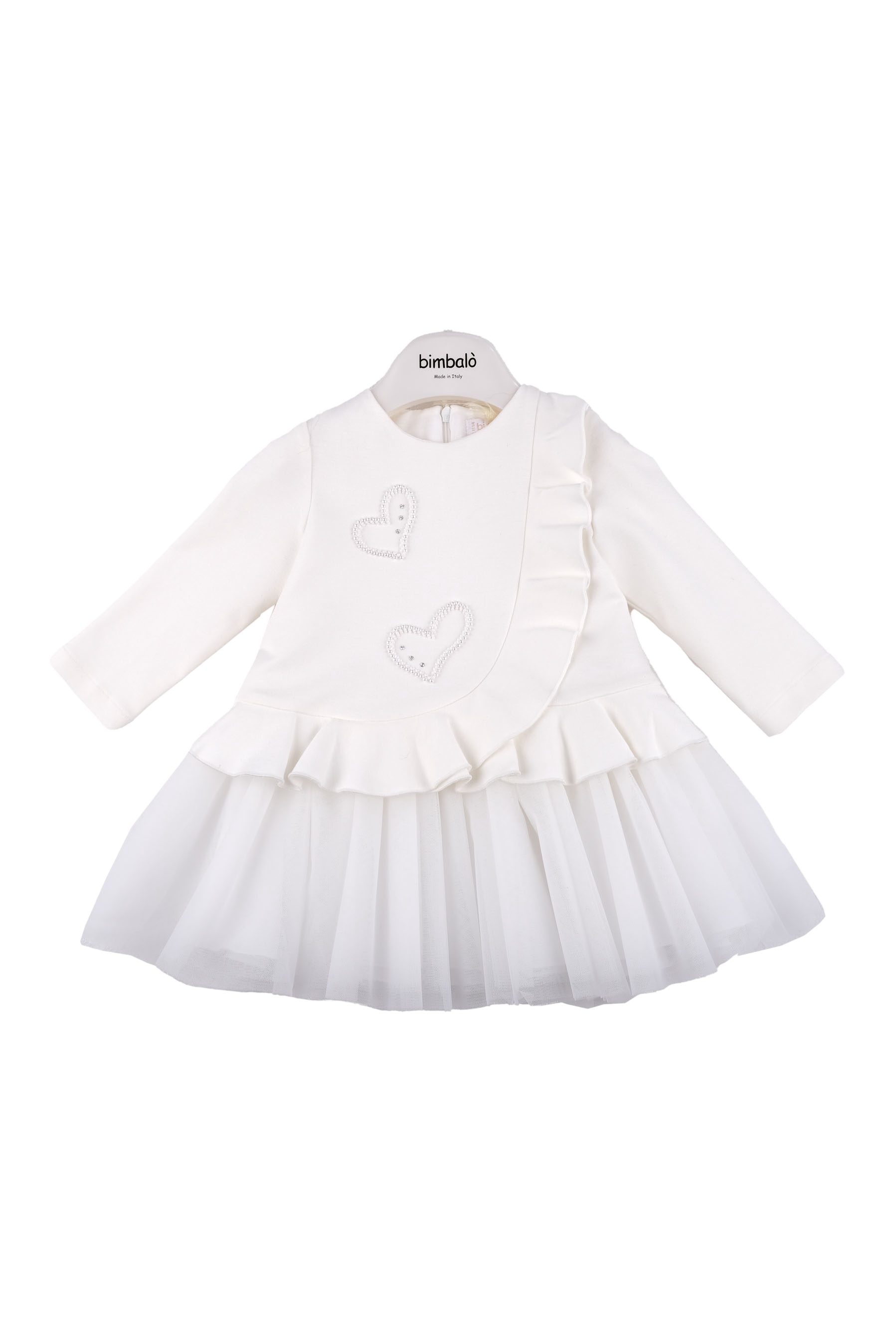 AW24 Bimbalo Girls Ivory Tulle Dress Dainty Delilah