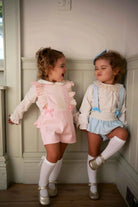 AW25 Babine Girls Blue Gingham Jam Pant Set