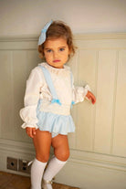AW25 Babine Girls Blue Gingham Jam Pant Set
