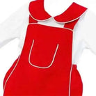 AW25 Baby Boys Red Christmas H Bar Romper