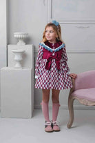 AW25 Rochy Burgundy Pompom Dress