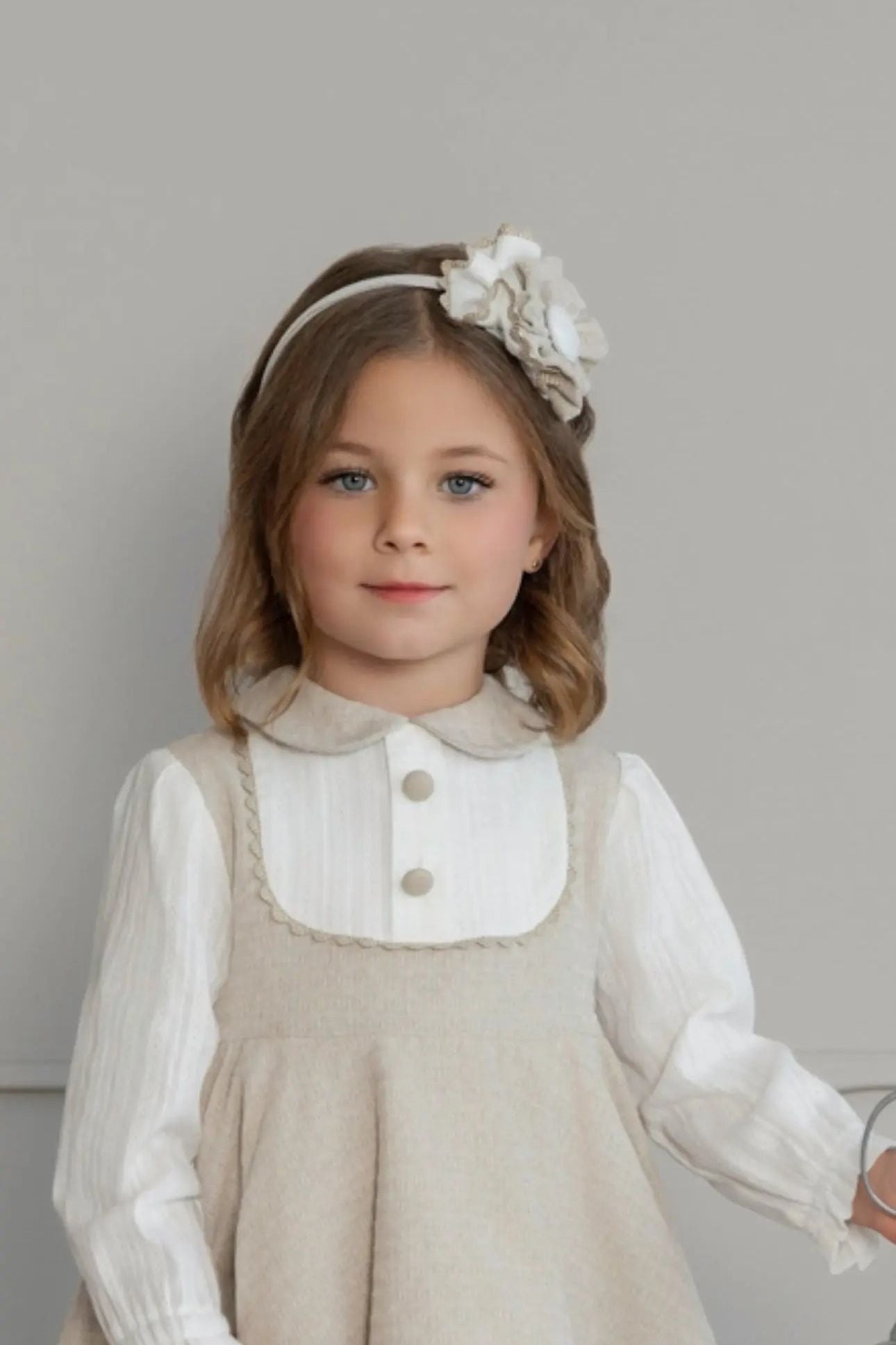 AW25 Girls Miranda Beige Headband Miranda